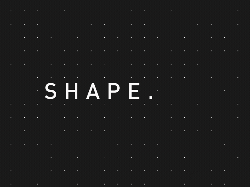 Shape Shift animation design event graphic design motion design
