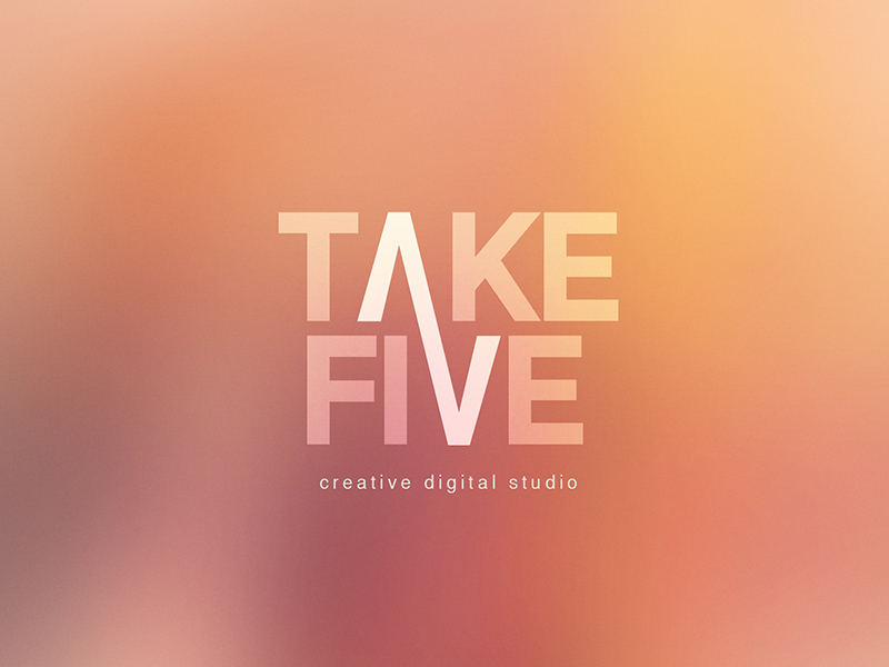 Take 5. Take me логотипы. Of the month Creative Digital.