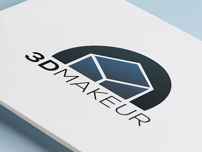 Logotype 3D Makeur branding identity logo logotype typography