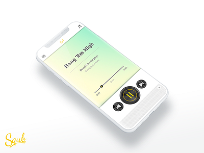 Music Player App Concept app bachelor of arts design study diploma music player smartphone speaker study thesis ui ux