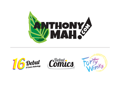 Personal Project Logos comics design identity illustrator logos vector