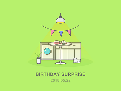 Birthday Surprise birthday surprise photoshop illustrations