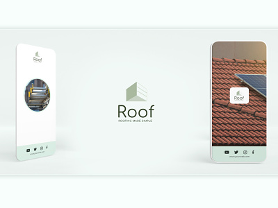 ROOF adobe illustrator brand identity branding company design graphic design illustration logo logodesign mobilemockup mockup roof roofingcompany ui uimockup ux vector