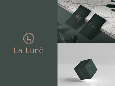 La Lune - Logo for Cosmetic Brand brand designer branding cosmetic brand cosmetics graphic design graphic designer logo logo design logo designer logo for cosmetics logotype package design