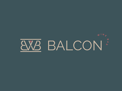 BALCON WINE BAR - Logo for Wine Bar bar logos branding cafe logos graphic design logo logo design logo designer logo for wine bar logotype design restaurant logos wine bar branding