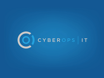 CyberOps IT Animated Logo animated logo blue branding color design flat design logo tech logo