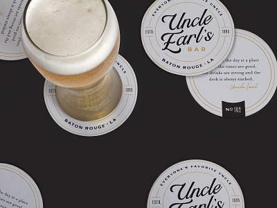 Uncle Earl's Bar Coasters