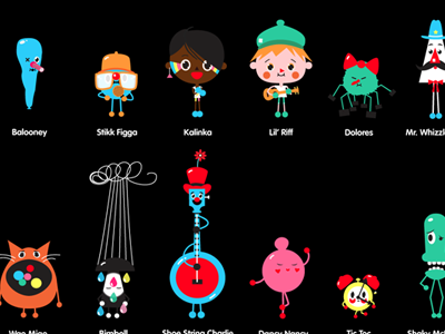 Toca Band Characters