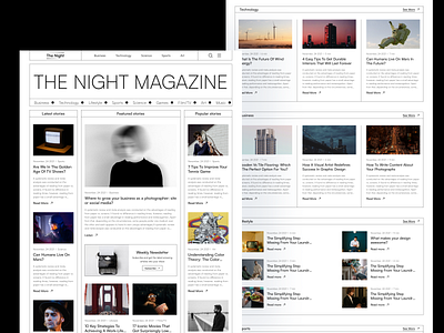 Magazine Website