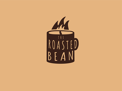 The Roasted Bean brand design brand designer branding coffee coffeeshop dailylogo dailylogochallenge design graphic design graphic designer identity identity design logo logo design
