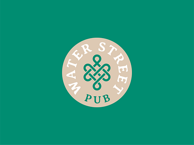 Water St. Pub logo brand design branding design graphic design identity logo logo design vector