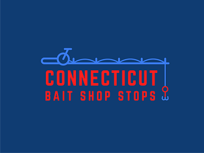 CT Bait Shop Stops logo brand design branding design graphic design identity logo logo design vector