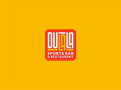 OuLaLa Sports Bar & Restaurant logo brand design branding design graphic design identity logo logo design vector