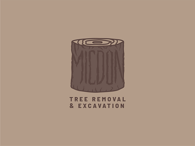 Micdon Tree Removal logo brand design branding design graphic design identity logo logo design vector