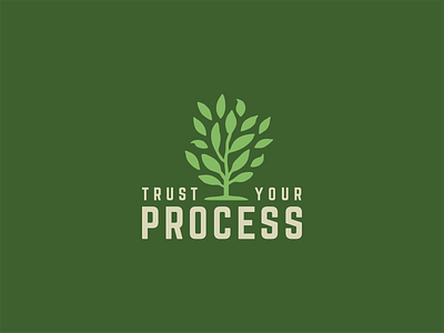 Trust your Process logo brand design branding design graphic design identity logo logo design vector