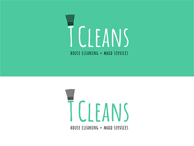 T Cleans Logo brand brand design brand designer brand identity cleaning graphic design graphic designer identity identity design logo logo design logo designer maid service t clean