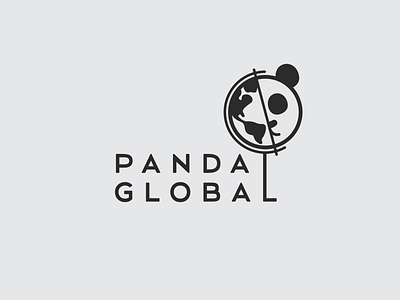 Panda Global Logo brand design brand designer branding dailylogochallenge graphic design graphic designer identity identitydesigner logo logo design logo designer panda panda global panda logo