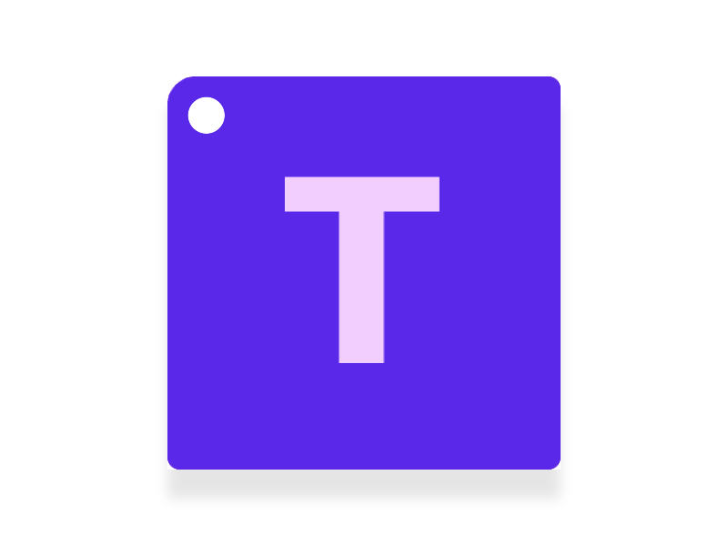 Typomotion icon animation app font logo simple type