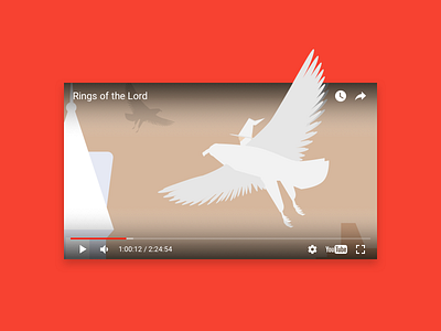 Youtube Video Player UI, 08.2017 player video youtube