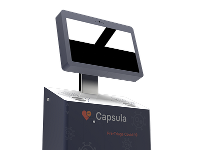 Capsula Pre-Triage Covid-19 3d engineering healthcare medicaldesign modelling