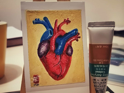 The heartist acrylic film heart instax valentines day