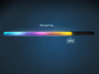 Design Progress Bar progress bar sleek mac ui photoshop
