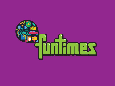 Funtimes design font fun graphic icons