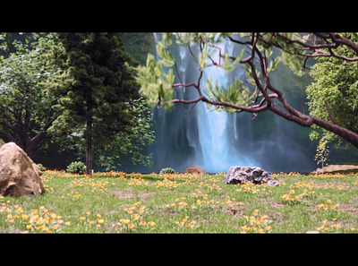 Shot from my animation with natural environment 3d animation