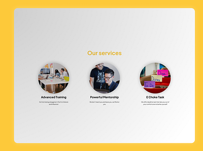 Service section dailyui design logo product design service section ui ux