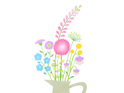 Flowers colorful flower flowers illustration nature plants spring summer