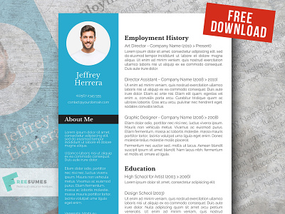 Resume Template to Download for Free!