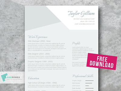 Word Resume Template Freebie - The Intelligent Applicant
