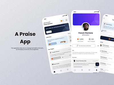 A PRAISE APP app design figma ui ux