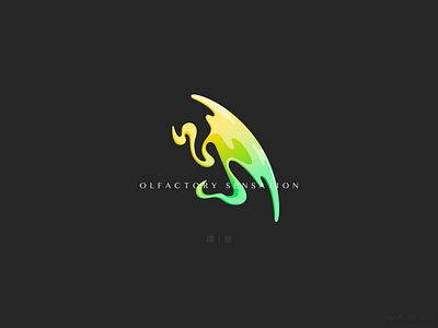 OLFACTORY SENSATION design icon illustration logo ui