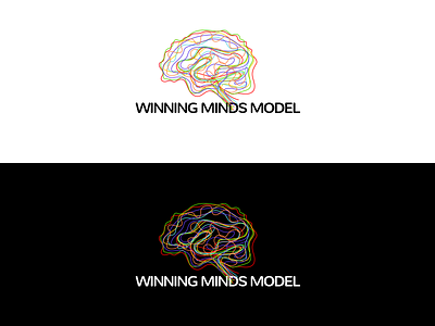 Winning minds logo brain colors logo mind minds win winning
