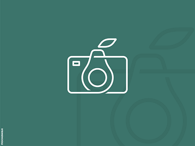 Avocado Photography avocado camera design fruit lineart logo logodesign logomark monoline photography