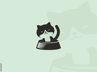 Happy Cat adorable animal cat characterdesign design icon kitten kitty logo logodesign logomark pet playful