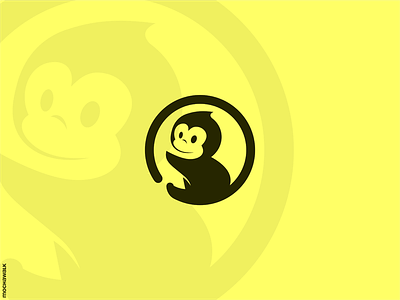 Little Monkey adorable animal ape character cute design illustration logo logodesign logomark mascot monkey playful primate vector