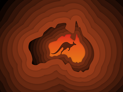 Australia australia design illustration kangaroo