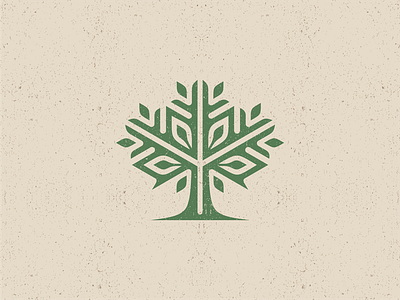 Tree design icon logo logomark tree