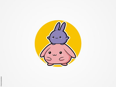 Cute Rabbits Logo