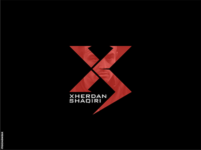 Xherdan Shaqiri Logo branding design football footballplayer identity logo logodesign logomark logotype typography