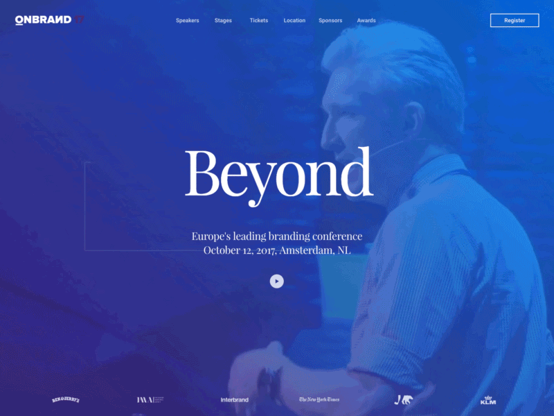 OnBrand '17 : Beyond conference event marketing technology webdesign
