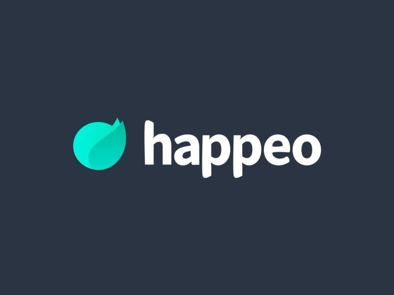 The Happeo Logo branding happeo logo webdesign workplace