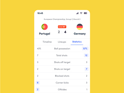 Sorare - Match view - Mobile - Exploration app design system fantasy foot football game gaming germany interface jersey play portugal product design soccer sport team ui ux
