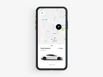 002 Car Sharing APP 3d battery c4d car carpooling controller geolocation green map rental sharing tesla travel trip trips ui vehicle