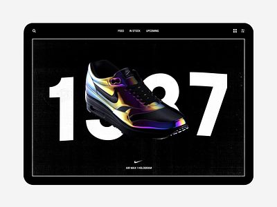 005 3d rotate 3d airmax animation branding c4d illustration interaction nike octane product shoes sneakers ui