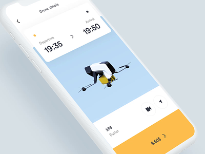 016 Autonomous Drone delivery 3d amazon animation branding clean delivery dhl flat forms interaction iphone mobile ui octane shipping ui web design