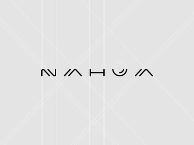 Nahua branding cosmetics design geometry grid logo logotype natural ornament type typography