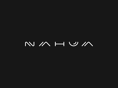 Nahua branding cosmetic creative custom design identity letters logo logotype swiss typography